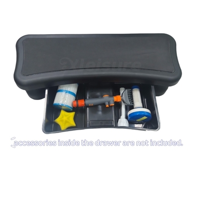 Modern Design PP Hot Tub Step Foot Spa Accessories Outdoor Spa Slap-Up Steps with Included Drawer for Whirlpool Spa