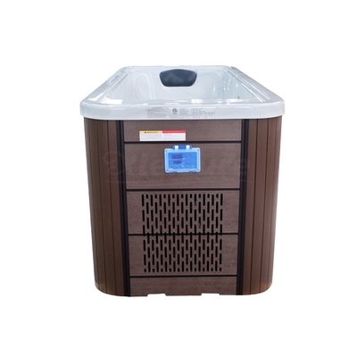 Rectangular Indoor Acrylic Cold Water Pool Cover All-in-One Cold Plunge Ice Bath Chiller Outdoor Insulated One Piece Bathtub