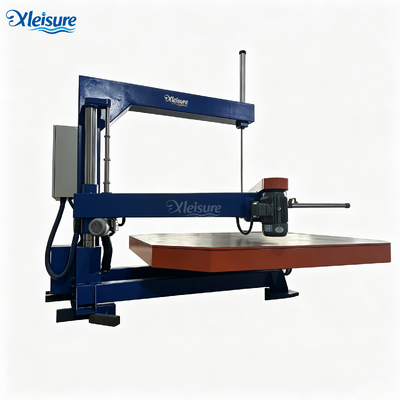 Rotary Table Edge Trimming Machine Semi Automatic Hot Tub Spa Tub Fiberglass Shell Edge Digital Display Trimming Equipment