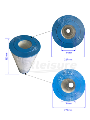 Top open Pool Spa water Filter Cartridge Unicel C-8412 Hot tub Replacement Filter Cartridge