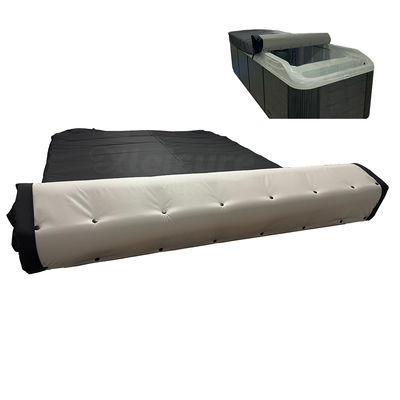 Design arrotolabile per copertura Swim Spa Adatto per marchi di spa canadesi per piscine all'aperto Copertura Swimspa avvolgibile in tessuto Oxford