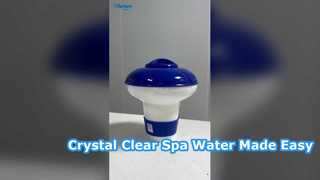 dispenser ecologico galleggiante per spa e vasca idromassaggio